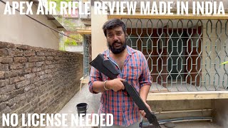 Apex made in India air rifle full review no license needed all over india.