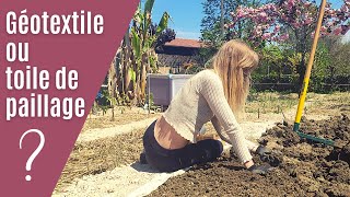 Potager : TOILE de PAILLAGE ou GEOTEXTILE ? - EP68