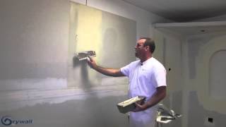 Taping and coating a butt joint/seam - Drywall Instruction