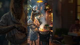 A Camel Chef #camel #grill #work