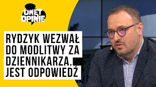 Tadeusz Rydzyk wezwał do modlitwy za dziennikarza. Jest odpowiedź