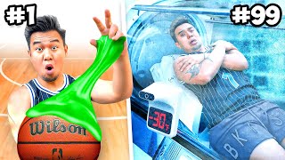 Testing 100 VIRAL Basketball Gadgets in 24 Hours!