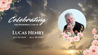 Heaven Sky Funeral Slideshow Template for Male | In Loving Memory | Memorial Program, Canva Editable