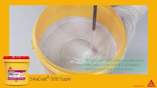 Sikadur®-20 Crack Seal & SikaCoat®-500 Super