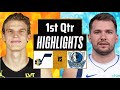 Dallas Mavericks vs. Utah Jazz Full Highlights 1st QTR | Oct 10 | 2024 NBA Preseason Highlights