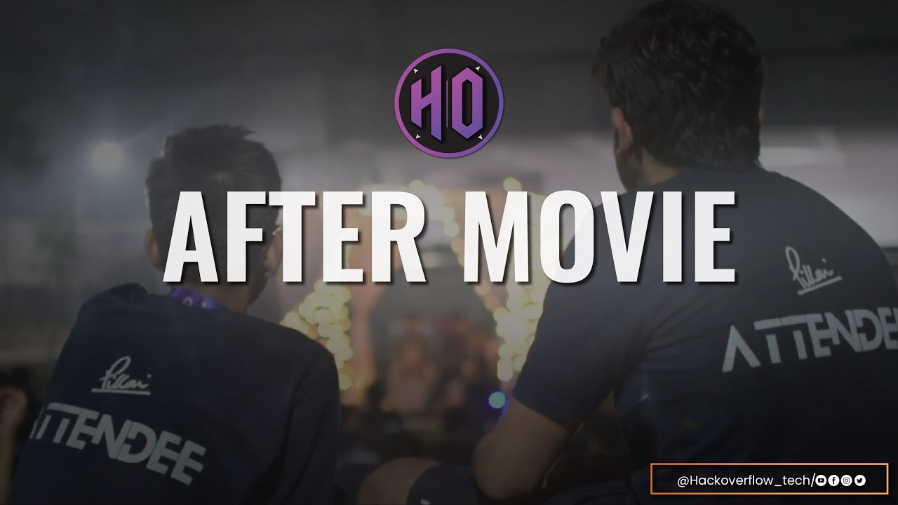 Hackoverflow 1 0 Aftermovie Youtube