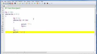 perl tutorial NO 29 nested loop