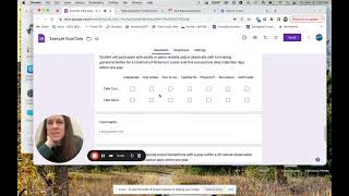 Special Education Data Sheets using Google Forms