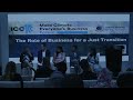 The Role of Business for a Just Transition (live from COP 27)