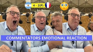 😱Argentinian Commentators Emotional Reaction to Messi & Argentina Winning World Cup!🏆