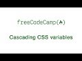 Basic CSS - Cascading CSS variables - freeCodeCamp