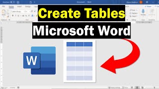 How To Create Tables In Word (COMPLETE Guide!)