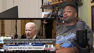 Biden SNAPS On Reporters While TRASHING Trump!