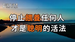 人老了才明白，停止餵養任何人， 才是最聰明的活法！十個人看完，九個人開悟【深夜讀書】