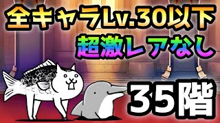 にゃんこ塔35階   Lv.30＆超激レアなし  １枠だけで攻略　にゃんこ大戦争