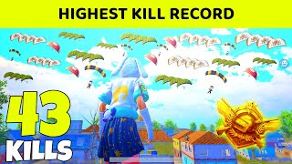 😮 WE MADE 43 KILLS RECORD IN PUBG MOBILE - IND AKHIL