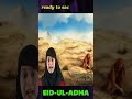 Eid Ul Adha | Prophet Ibrahim and Ismael | The Great Sacrifice| Eid | Eid Mubarak|YouTube Shorts|KAZ