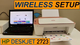 HP DeskJet 2723 Setup Laptop, Wireless Setup, WiFi Setup.