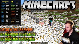 Minecraft: Dedicated Server Requirements & Performance benchmark!