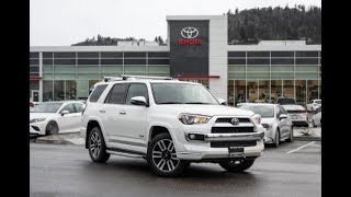 White Used 2019 Toyota 4Runner Limited Walkaround - Kelowna Toyota