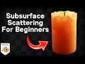 Subsurface Scattering for Beginners (Blender Tutorial)