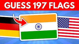 Guess All the 197 Flags of the World! | Guess the Flag Quiz 2024