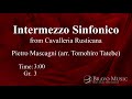 Intermezzo Sinfonico from Cavalleria Rusuticana by Pietro Mascagni (arr. Tomohiro Tatebe)