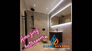 Amazing bathroom #bathroom #badrum #badrumsrenovering #sweden #sweden #videooftheday #youtube