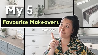 5 INCREDIBLE FURNITURE MAKEOVERS | My FAVOURITE  FLIPS of 2022