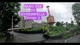 Driving in Light Rain(Video3) - Nanu Oya to Avissawella - SRI LANKA