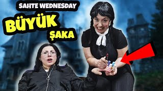 SAHTE WEDNESDAY ADDAMS GERÇEĞİNE BÜYÜK ŞAKA YAPTI | GERÇEK WEDNESDAY ÇILDIRDI | EYLÜL LAL