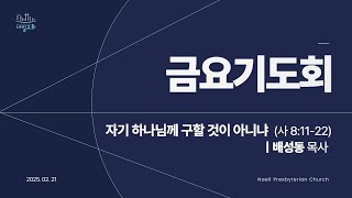 내일교회 2025-02-21 금요기도회 실시간 스트리밍