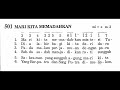 [Belajar Not] MARI KITA MEMADAHKAN - Puji Syukur No. 501 - Lagu KAMIS PUTIH