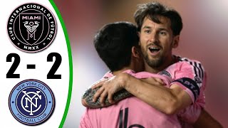 Inter Miami vs New York City 2-2 - All Goals \u0026 Highlights - 2025