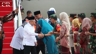 Cinta Rakyat - Pangdam I/BB Bersama Forkopimda Sumbar Sambut Kedatangan Wapres RI