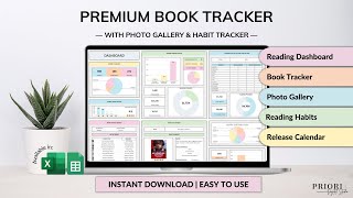Book Tracker & Reading List Tutorial - Reading Tracker - Book Review Spreadsheet - Reader Gift