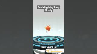 Finally Evolving Magikarp in Pokemon GO! #pokemongo