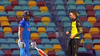 Virat Kohli got angry on Glenn Maxwell after his bad comments on him during Ind vs Aus warm-up match