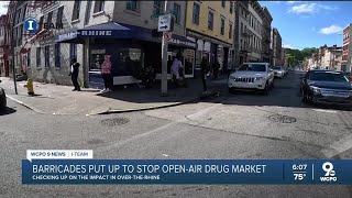 Are street barricades in Cincinnati working or pushing drug dealers to new locations?