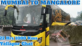 Mumbai To Mangalore By Vrl Volvo 9600|Bus Journey|