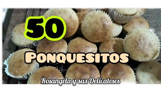 Ponquesitos para negocio,salen mas de 50 unidades