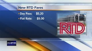 New RTD fares