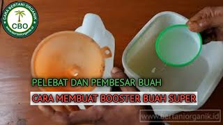 Cara membuat stm plus atau booster buah untuk merangsang pertumbuhan bunga dan buah, fruit booster