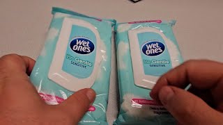 Review for Wet Ones Sensitive Skin Hand and Face Moist Wipes