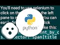 How to change the active chat in web whatsapp via selenium or javascript with Python 3