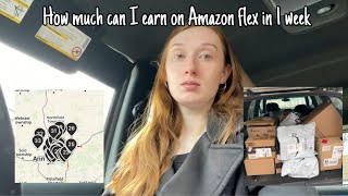 Trying amazon flex for 1 week