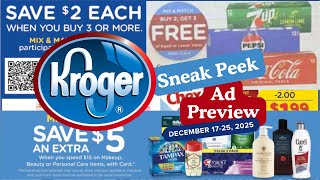 *9 Day Sale* Kroger SNEAK PEEK Ad Preview for 12/17-12/25 | Mystery Sale??? + New Weekly Digitals