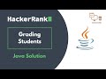 Grading Students | HackerRank | Java Solution #datastructures  #hackerrank  #java #dsa  #pattern
