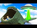 BLOOP Gets Abducted by Aliens - Teardown Mods Gameplay