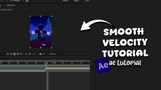 smooth velocity tutorial (no plugins!) // after effects